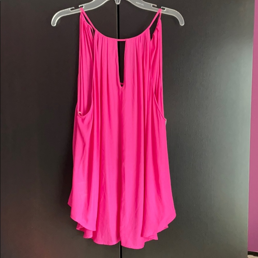 Pink tank top blouse | lush